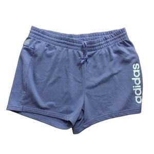 Adidas Womens 2X‎ Shorts Lavender Athletic Training Gym Running Lounge Plus Size